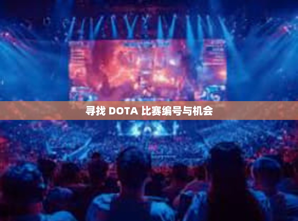 寻找 DOTA 比赛编号与机会